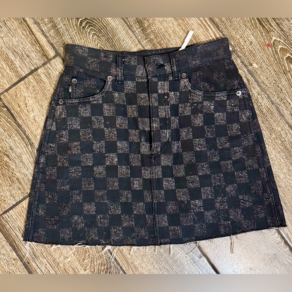 Marc Jacob’s grunge black checkered skirt - Picture 2 of 3